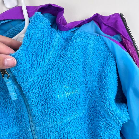 L.L. Bean Kids 3 in 1 All Season Winter Jacket 3T - Picture 6 of 14